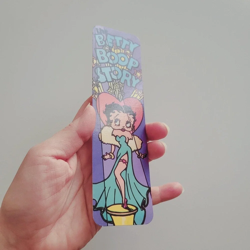 Vintage 80s Betty Boop Story Bookmark King Features 1988 One Stop Posters 2-1026